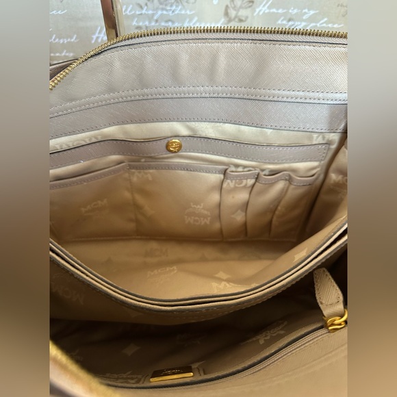 MCM Nuovo Purple Leather Satchel - Picture 9 of 10